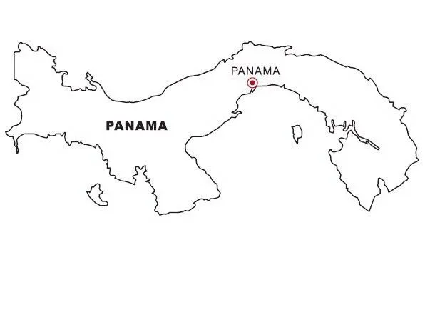 COLOREA TUS DIBUJOS: Mapa de Panamá para colorear COLOREA TUS DIBUJOS: Mapa de Panamá para colorear