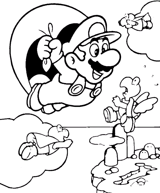 COLOREA TUS DIBUJOS: Mario Bros para colorear COLOREA TUS DIBUJOS: Mario Bros para colorear