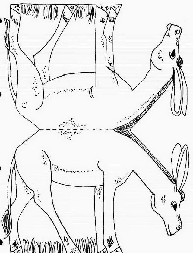 COLOREA TUS DIBUJOS: Marionetas para pintar y armar