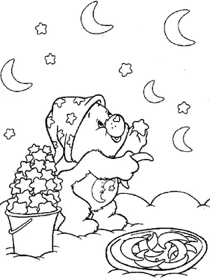 COLOREA TUS DIBUJOS: Osito cariñosito jugando con lunas y ... COLOREA TUS DIBUJOS: Osito cariñosito jugando con lunas y ...