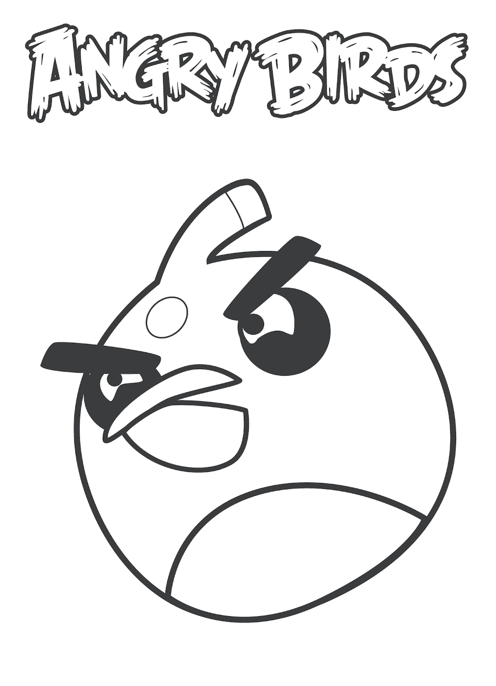 COLOREA TUS DIBUJOS: Angry Bird para colorear y pintar COLOREA TUS DIBUJOS: Angry Bird para colorear y pintar