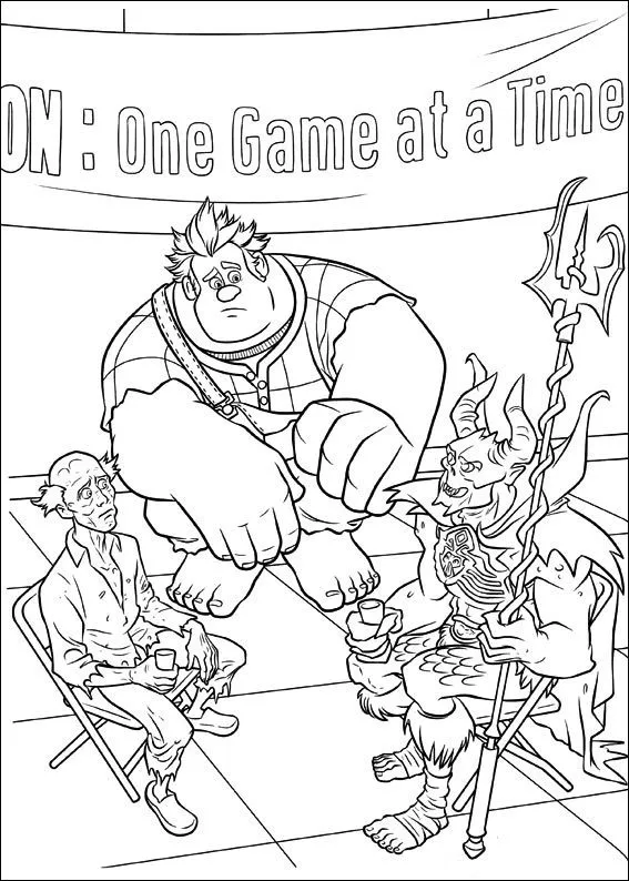 COLOREA TUS DIBUJOS: Ralph el demoledor para colorear y pintar COLOREA TUS DIBUJOS: Ralph el demoledor para colorear y pintar