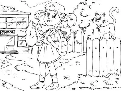 COLOREA TUS DIBUJOS: Salón de clases para colorear y pintar COLOREA TUS DIBUJOS: Salón de clases para colorear y pintar