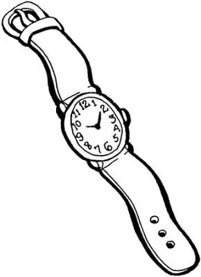 COLOREA TUS DIBUJOS: Reloj de pulsera para colorear y pintar COLOREA TUS DIBUJOS: Reloj de pulsera para colorear y pintar