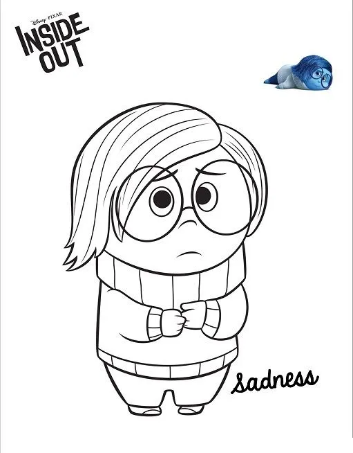 COLOREA TUS DIBUJOS: Tristeza para colorear COLOREA TUS DIBUJOS: Tristeza para colorear