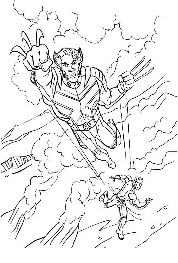 COLOREA TUS DIBUJOS: Wolverine para colorear y pintar