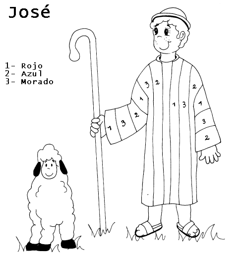 La túnica de José (Génesis 37:3) | parvulines La túnica de José (Génesis 37:3) | parvulines