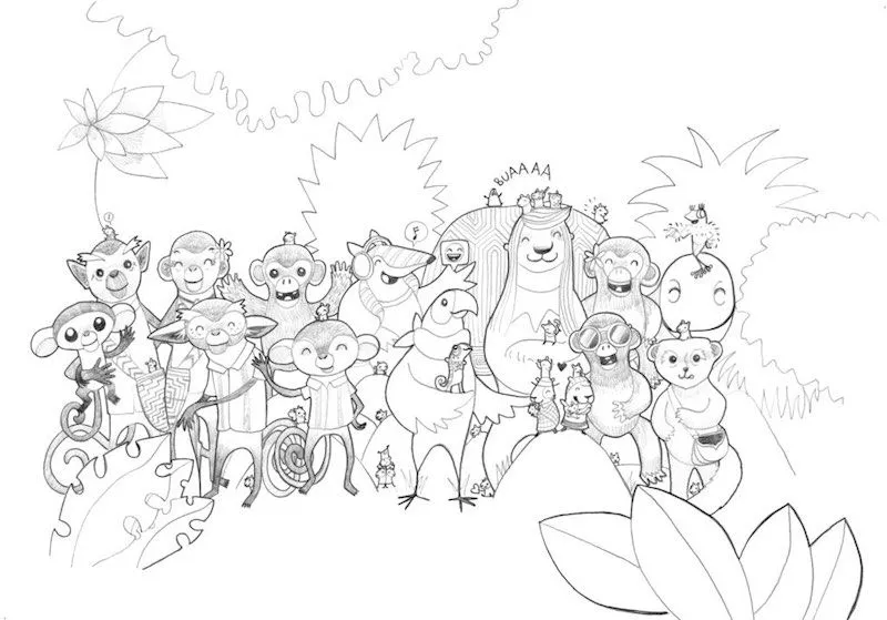 Colorea los personajes y #DescubreMaguaré! | MaguaRED Colorea los personajes y #DescubreMaguaré! | MaguaRED