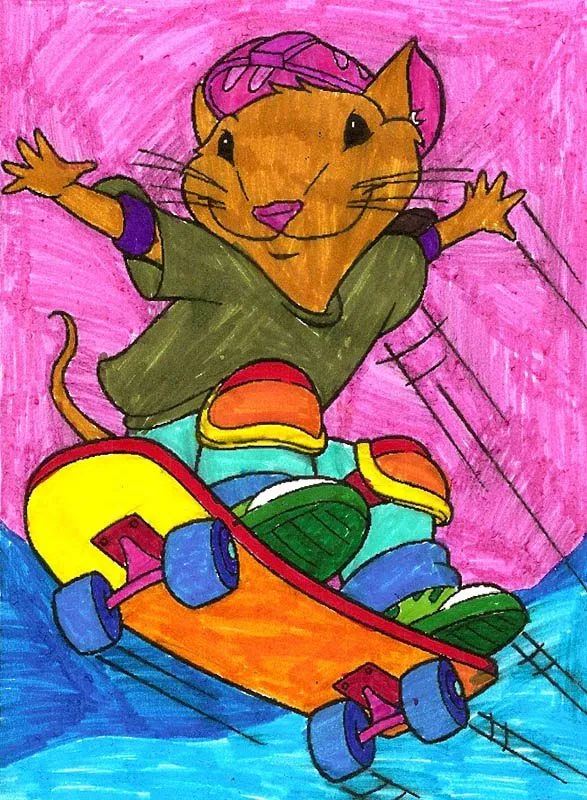 ... que he coloreado de Stuart Little imprimido de www.colorear.net ... que he coloreado de Stuart Little imprimido de www.colorear.net
