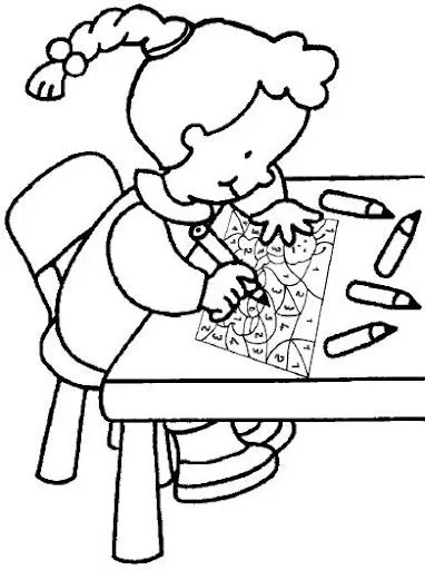 COLOREAR ACTIVIDADES DE LA ESCUELA