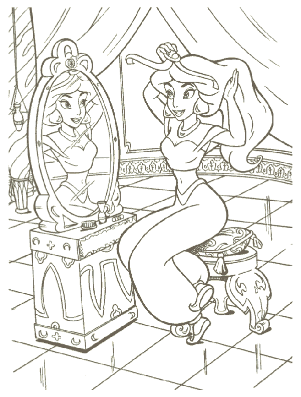 Dibujo de niña mirandose al espejo para colorear - Imagui Dibujo de niña mirandose al espejo para colorear - Imagui