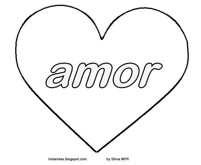 Dibujos para colorear de amor con fraces - Imagui
