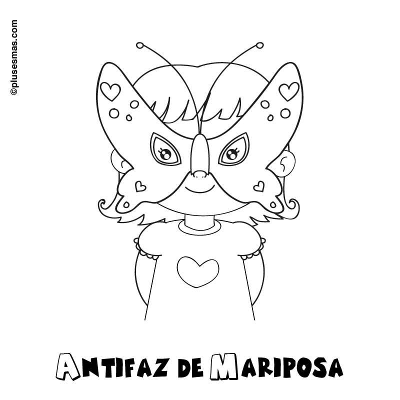 Colorear un antifaz de mariposa. Colorear con niños. Ocio en casa ... Colorear un antifaz de mariposa. Colorear con niños. Ocio en casa ...