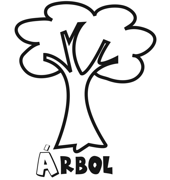 Dibujos para colorear de niños sembrando arboles - Imagui