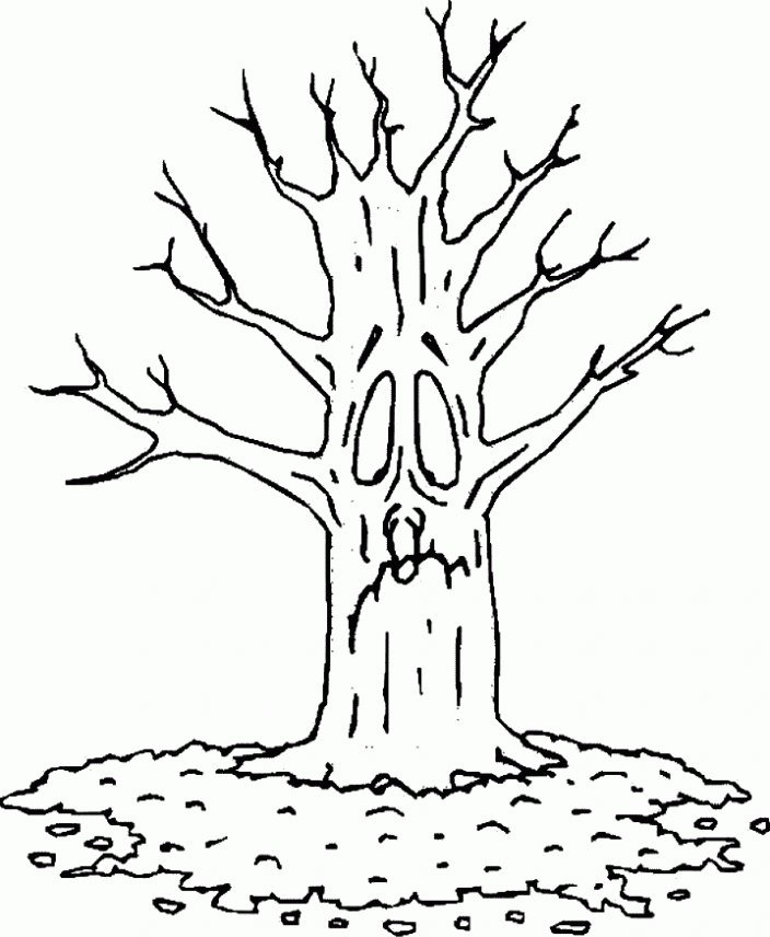 Dibujos para pintar de arboles secos - Imagui