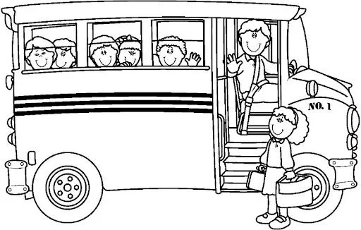 COLOREAR AUTOBUSES ESCOLARES