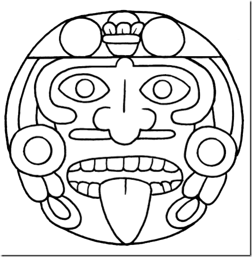 colorear Aztecas y mayas | Colorear