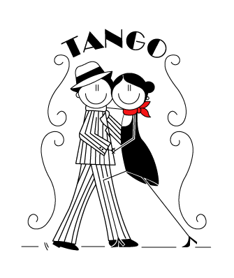 Tango para colorear - Imagui