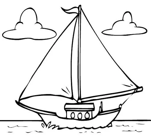 COLOREAR BARCOS DE VELA COLOREAR BARCOS DE VELA