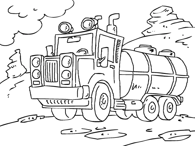 Dibujos para colorear de carros monster - Imagui