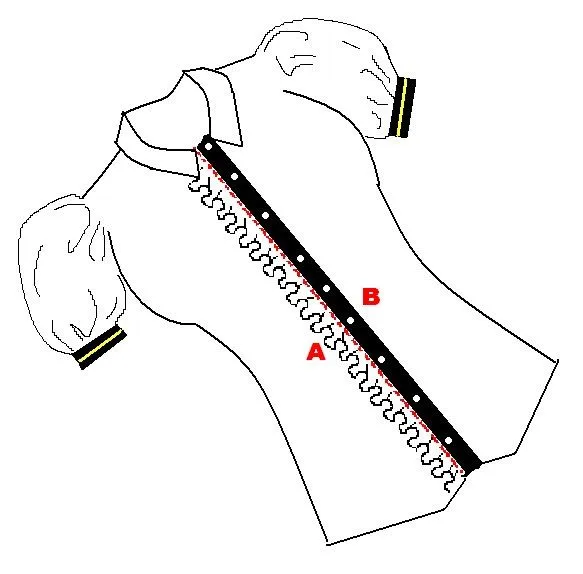 Blusa para colorear - Imagui