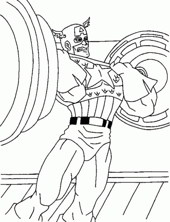 Dibujo de Capitán América. Dibujo para colorear de Capitán América ... Dibujo de Capitán América. Dibujo para colorear de Capitán América ...