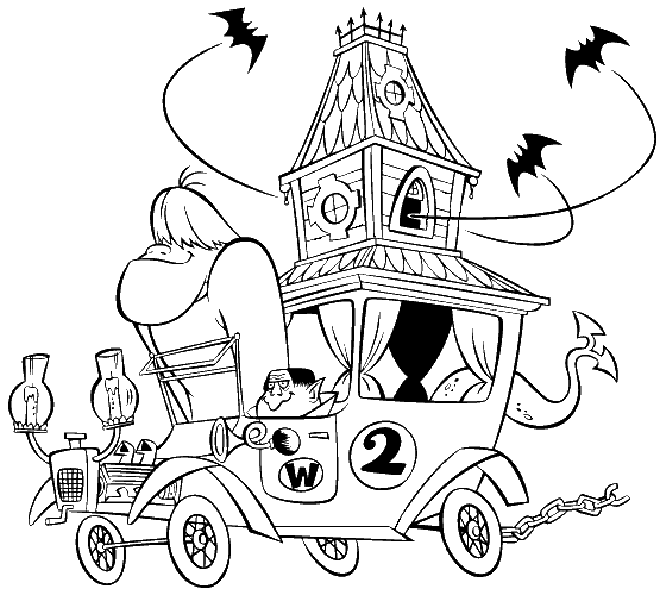 Para colorear los carros locos - Imagui