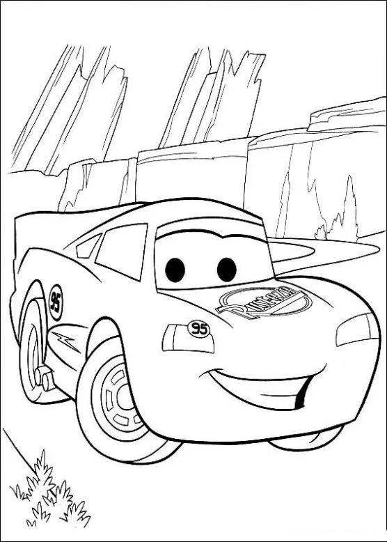 Dibujo de Cars para colorear. Dibujos infantiles de Cars. Colorear ... Dibujo de Cars para colorear. Dibujos infantiles de Cars. Colorear ...
