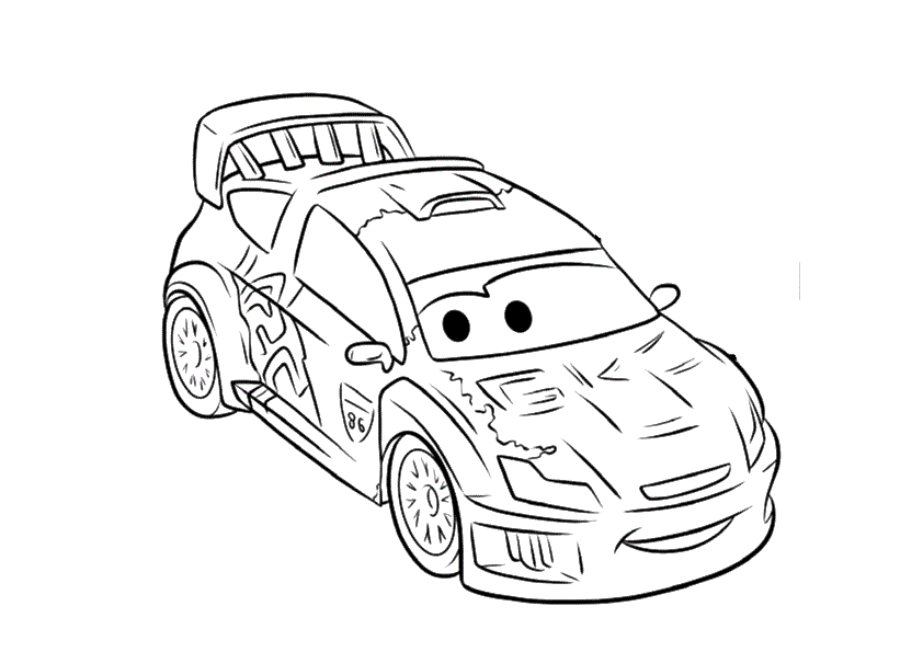 Colorear Cars2 02 :: Cortos Disney Pixar Cars