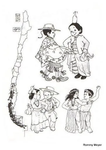 COLOREAR CHILE HISTORIA Y COSTUMBRES DE CHILE COLOREAR CHILE HISTORIA Y COSTUMBRES DE CHILE