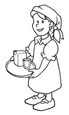 Colorear el ciclo de la leche. Dibujos para pintar y colorear de todo ...