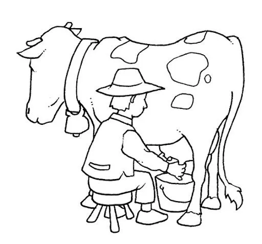 COLOREAR CICLO DE LA LECHE