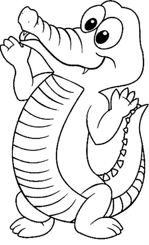 colorear-cocodrilo-jugueton- ...