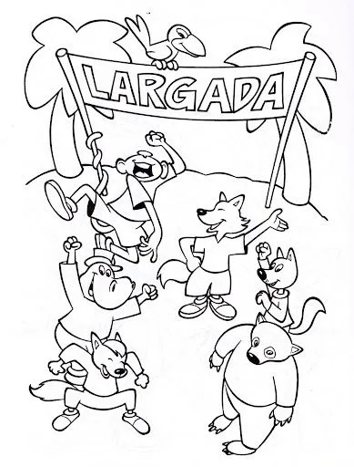 COLOREAR CUENTO LA TORTUGA Y LA LIEBRE | Dibujos para colorear COLOREAR CUENTO LA TORTUGA Y LA LIEBRE | Dibujos para colorear