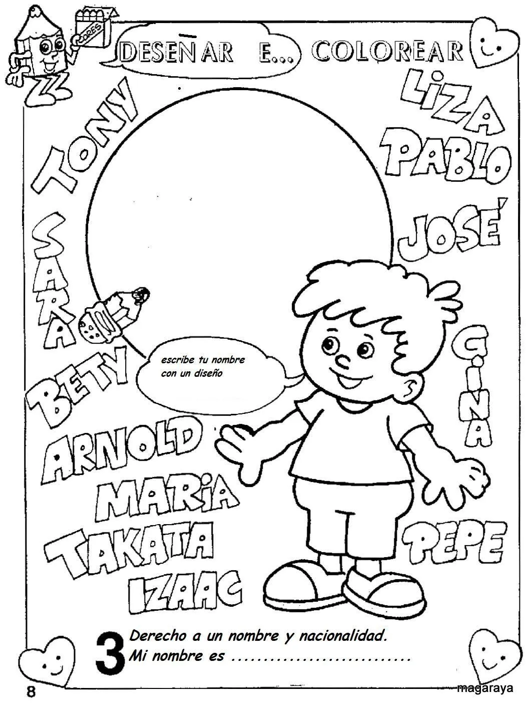 para colorear de los derechos de los niños - Dibujos para colorear ... para colorear de los derechos de los niños - Dibujos para colorear ...