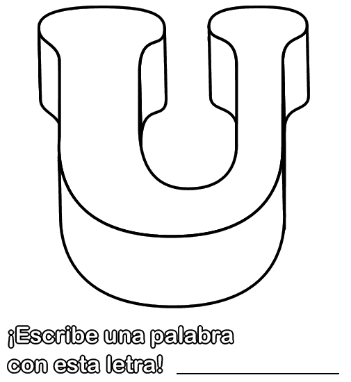 Dibujos de la letra u - Imagui