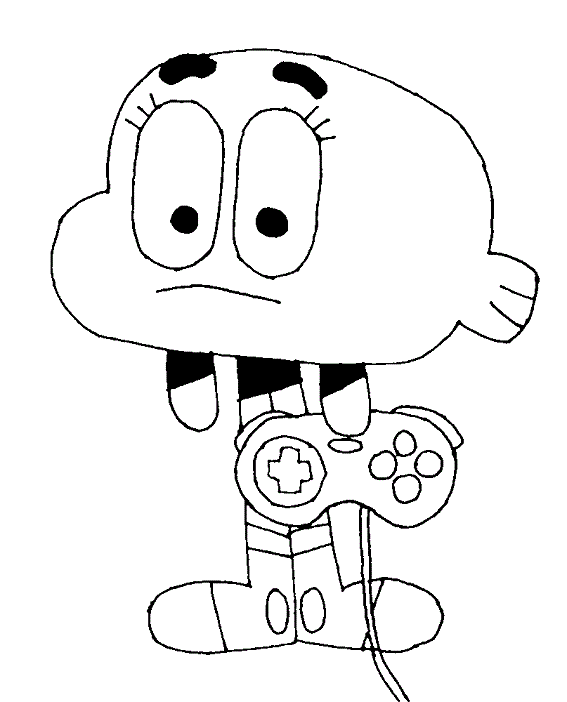 Colorear dibujos el increible mundo de Gumball. 4 | Dibujos para ...