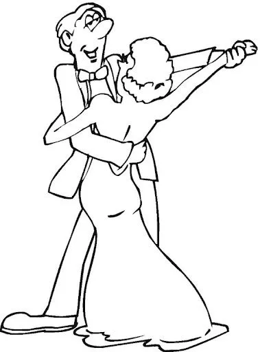 COLOREAR DIBUJOS DE BAILARINES | Dibujos para colorear