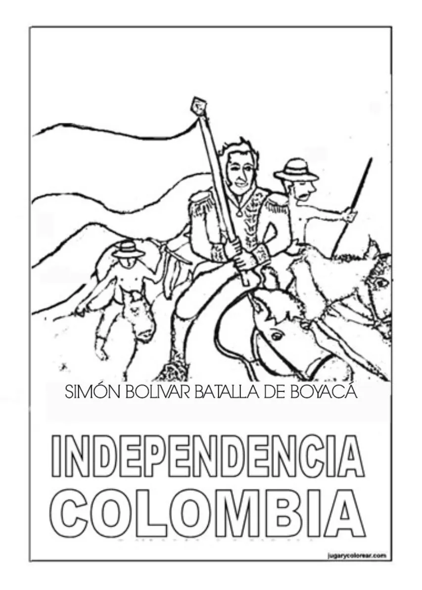 Colorear dibujos Batalla de Boyacá, Colombia - Jugar y Colorear Colorear dibujos Batalla de Boyacá, Colombia - Jugar y Colorear