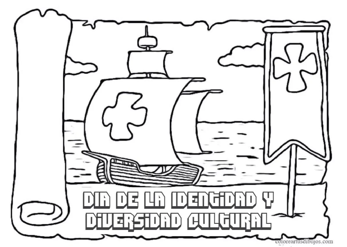 colorear tus dibujos: colorear dibujos día 12 de Octubre colorear tus dibujos: colorear dibujos día 12 de Octubre