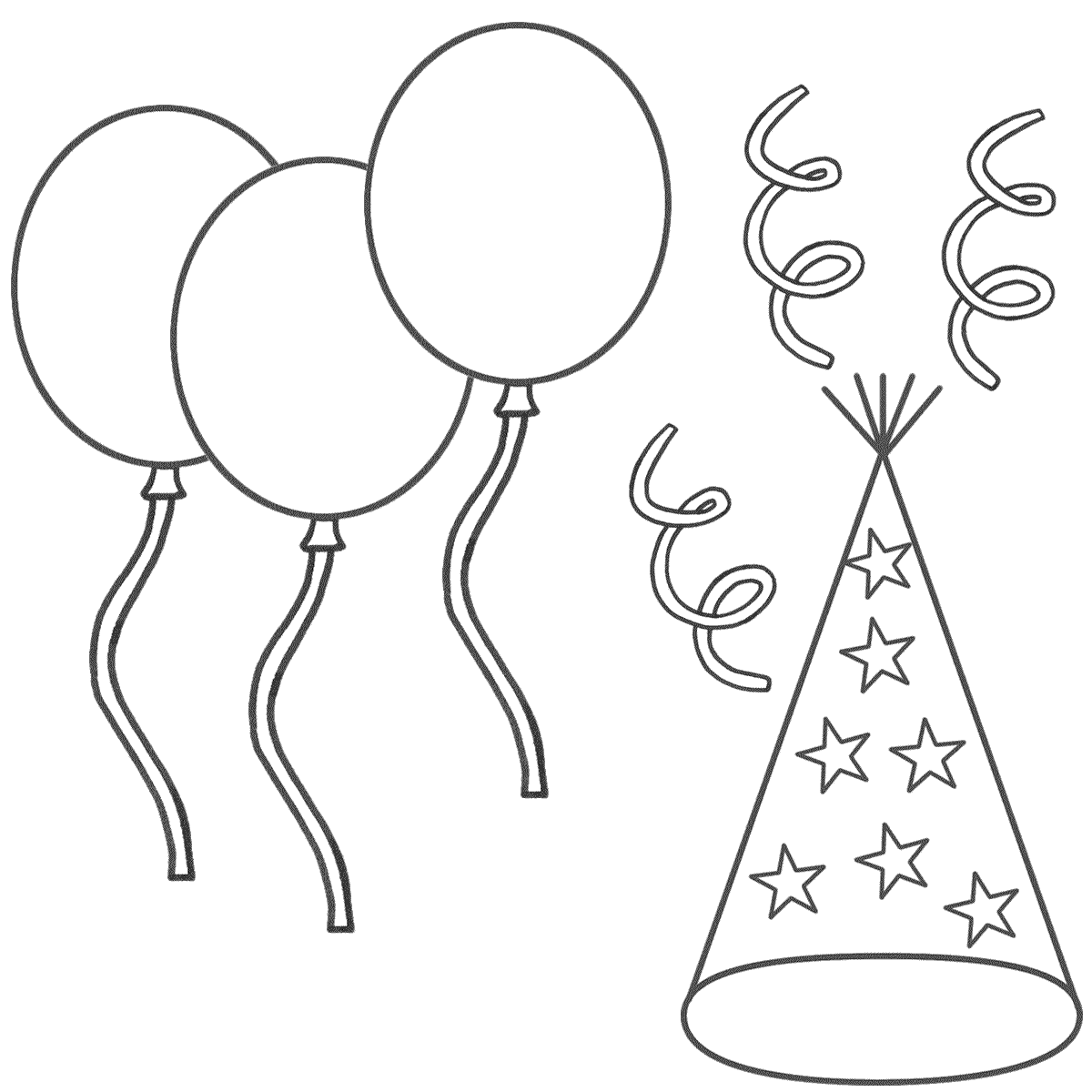 Colorear Dibujos de Globos ~ Dibujos para Colorear Infantil Colorear Dibujos de Globos ~ Dibujos para Colorear Infantil
