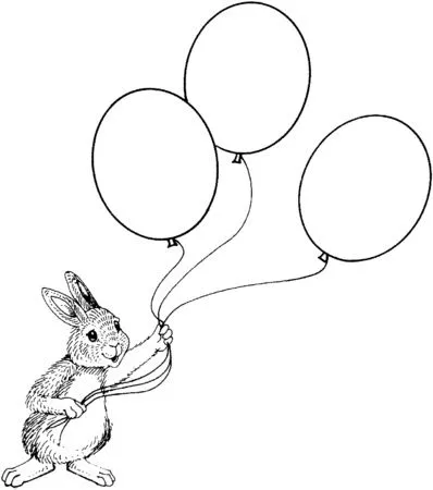 Colorear Dibujos de Globos gratis
