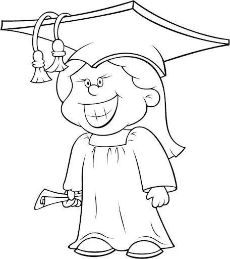 COLOREAR DIBUJOS DE GRADUADOS | Dibujos para colorear COLOREAR DIBUJOS DE GRADUADOS | Dibujos para colorear