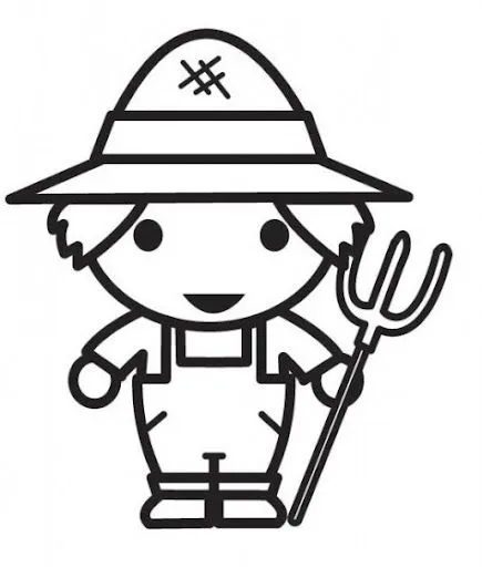 COLOREAR DIBUJOS DE GRANJEROS | Dibujos para colorear COLOREAR DIBUJOS DE GRANJEROS | Dibujos para colorear