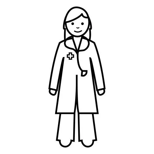 COLOREAR DIBUJOS DE MEDICOS