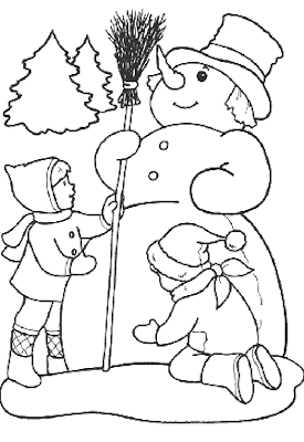  ... PARA COLOREAR: DIBUJOS DE NAVIDAD PARA COLOREAR: MUÑECO DE NIEVE