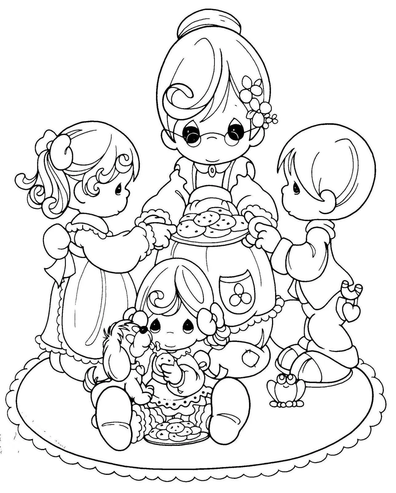 colorear dibujos de navidad para decorar dibujos de preciosos momentos ...