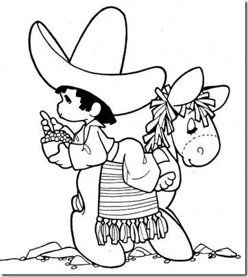 Colorear dibujos niños con trajes mexicanos - pintar y jugar Colorear dibujos niños con trajes mexicanos - pintar y jugar