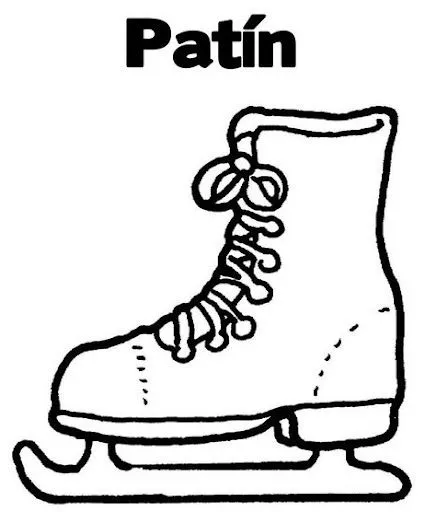 COLOREAR DIBUJOS DE PATINES | Dibujos para colorear COLOREAR DIBUJOS DE PATINES | Dibujos para colorear