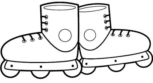 COLOREAR DIBUJOS DE PATINES | Dibujos para colorear COLOREAR DIBUJOS DE PATINES | Dibujos para colorear